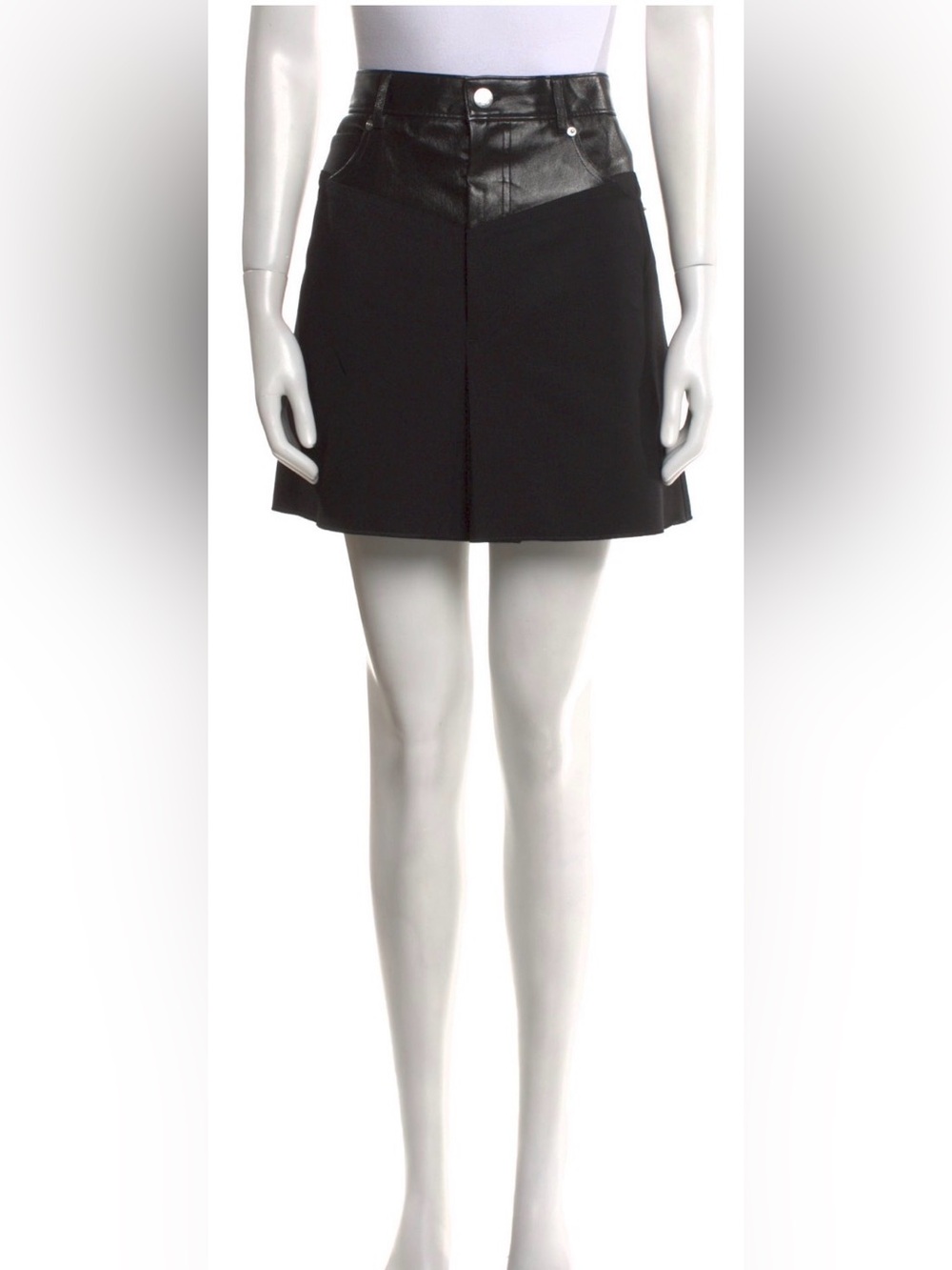 Helmut Lang Skirt - Wool Skirt - Size XS - Black - Mini Skirt - Matte